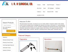 Tablet Screenshot of irhsurgical.com